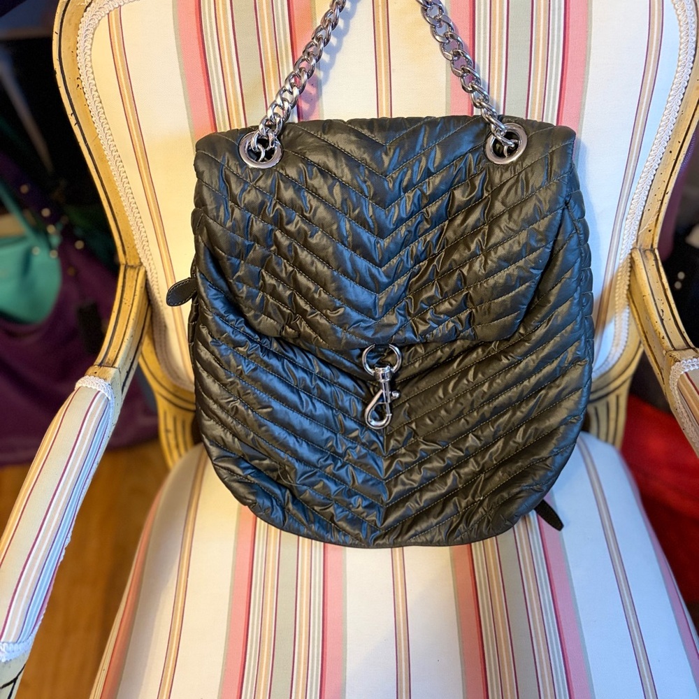 Rebecca Minkoff Edie “Puffer” Backpack with Chain Detail - Picture 12 of 12